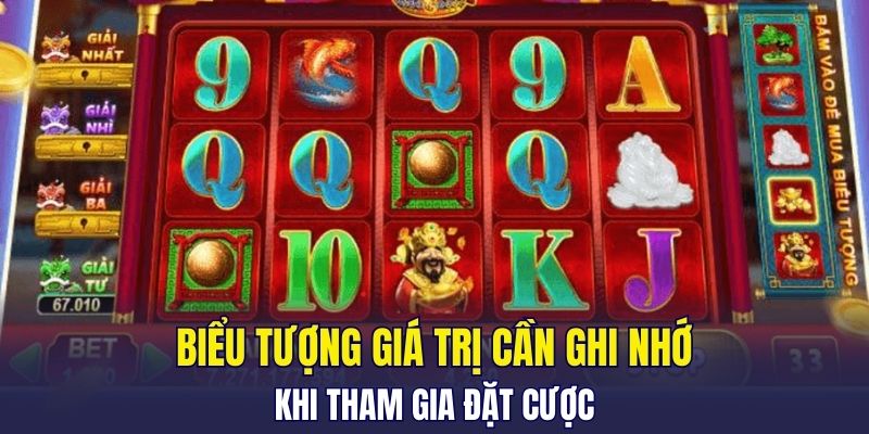Biểu tượng giá trị cần ghi nhớ trong trò chơi